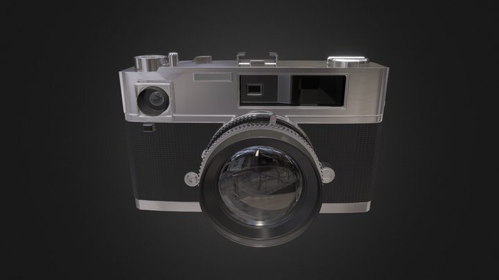 Vintage SLR Camera 3D Model