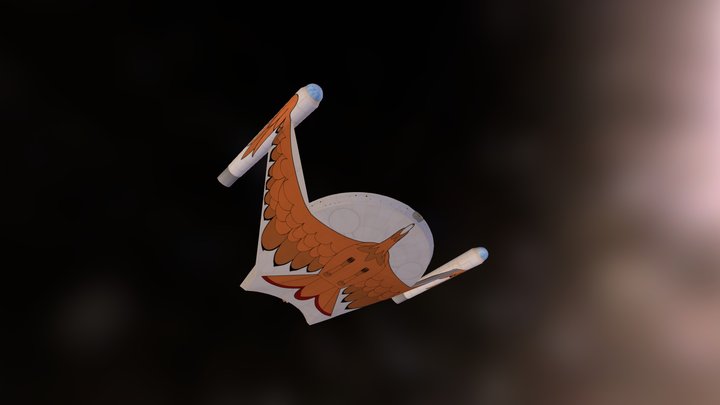 Romulan Bird Of Prey 3D Model