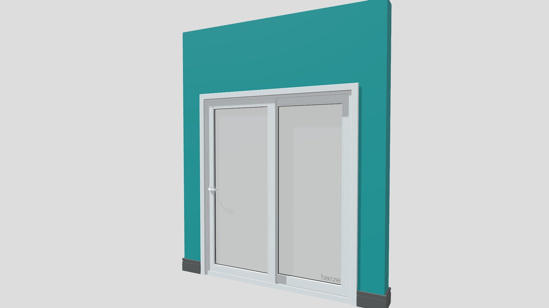 PORTA DE PVC - CORRER - 2 FOLHAS