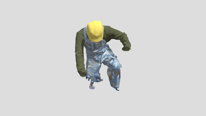 Overalls Outfit 3D Model