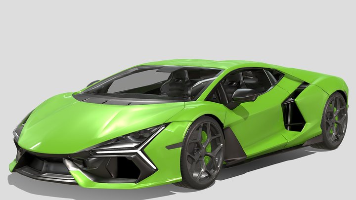 Lamborghini Revuelto 2023 3D Model