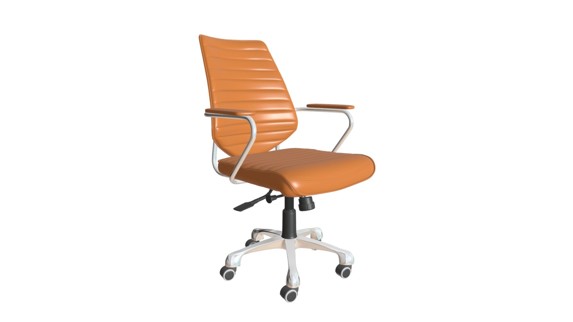 Orange discount mesh chair