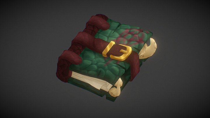 Magic Book Mimic (old) 3D Model
