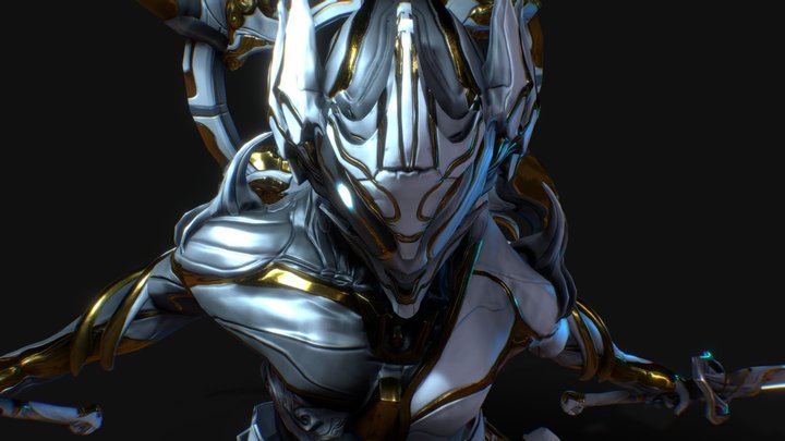 Orokin Dragon Excalibur 3D Model