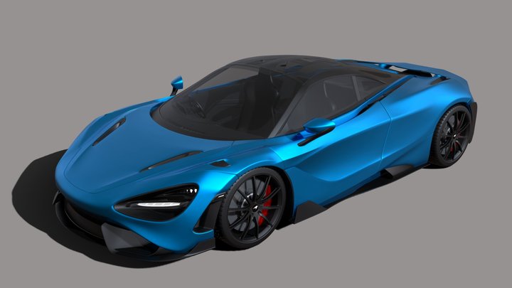 Mclaren-765lt 3D models - Sketchfab