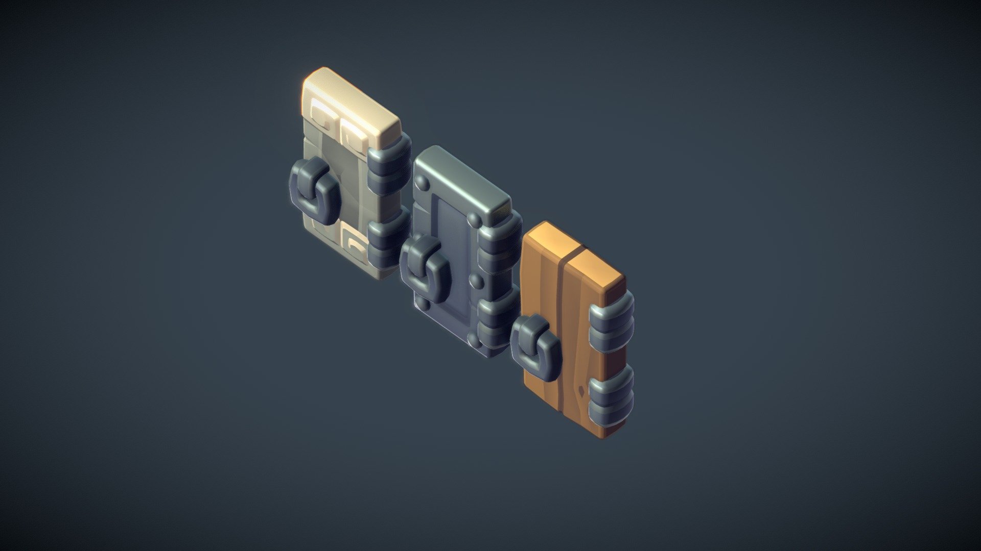 Cube World Doors - PS - Isometric