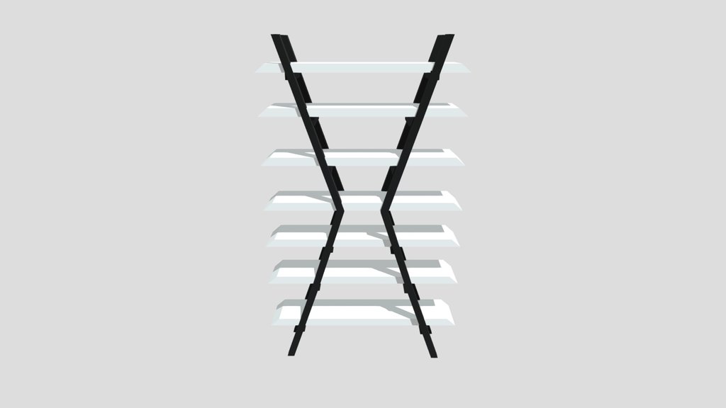 X- shaped Shelf