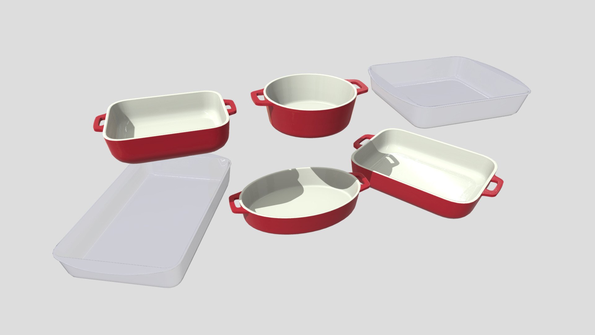 Baking Dish Pack - Buy Royalty Free 3D model by plaggy [3ec8925