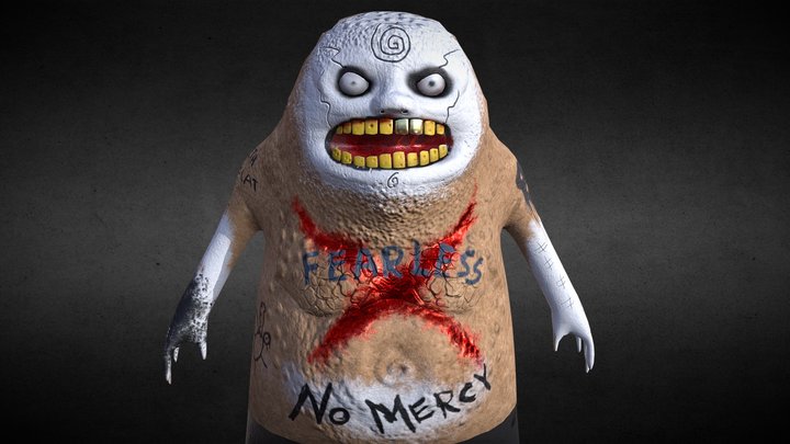 Angry Manfred 3D Model