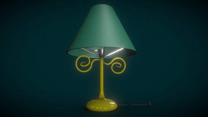 Table Lamp 3D Model