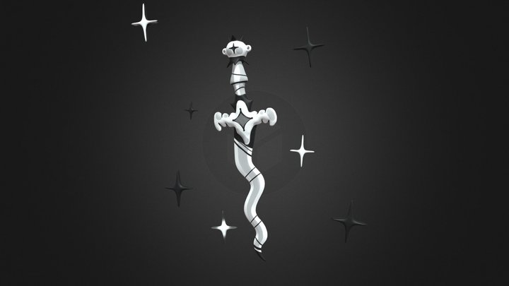 Cute Sword - 2 3D Model