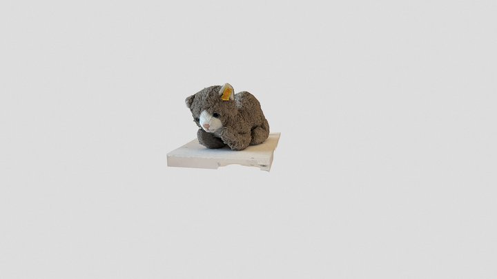 Steiff Kuscheltier | Cat grey 3D Model