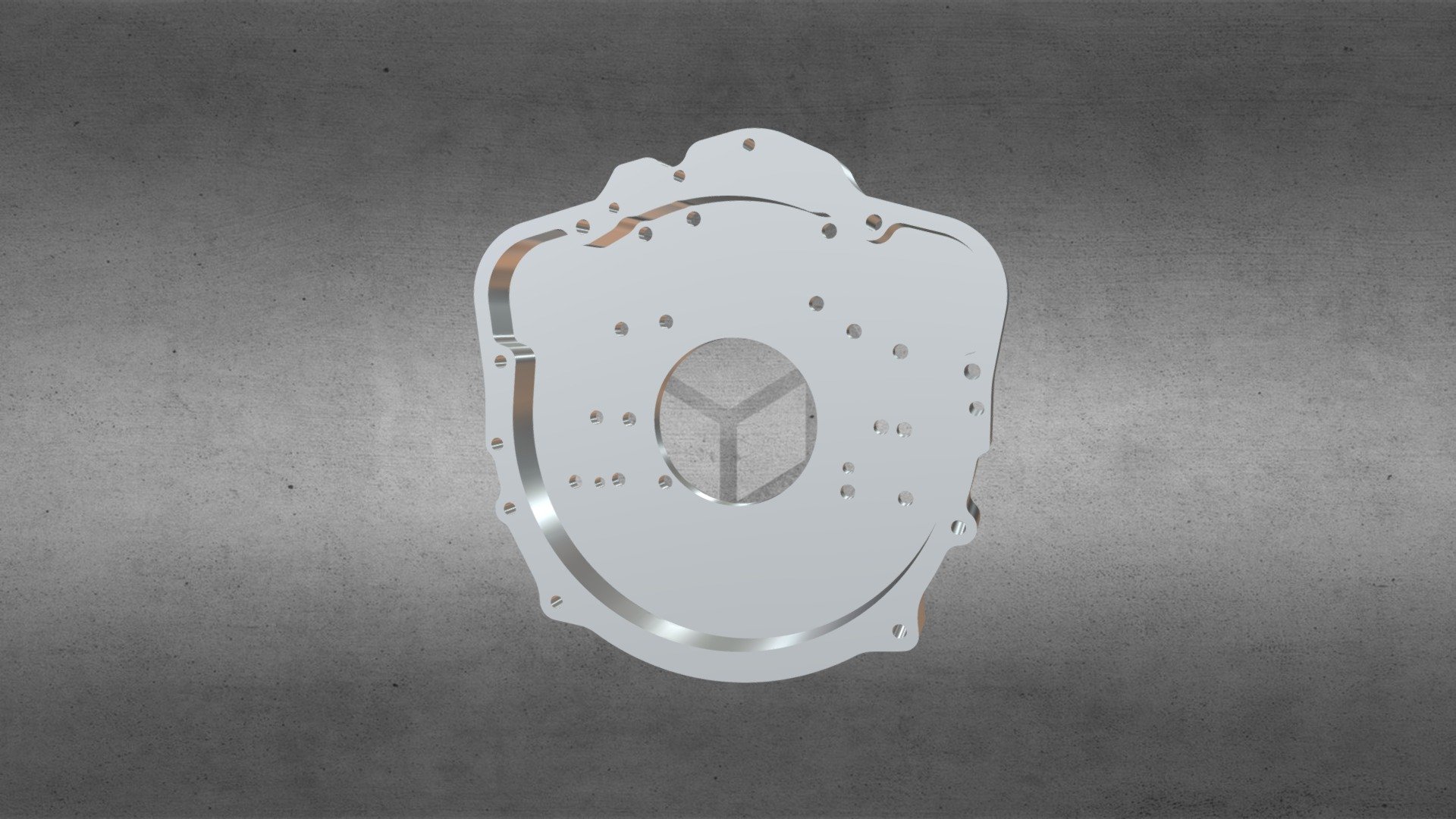 AH Bellhousing adapter plate v3 3D model by 3dsl [3ecc0d2] Sketchfab