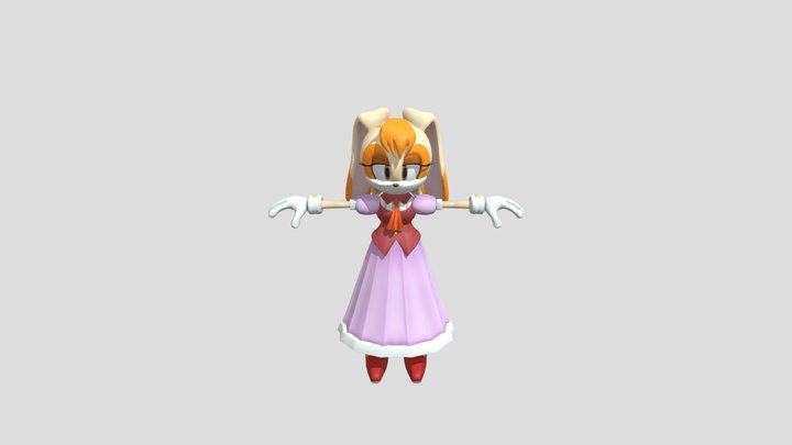 Vanilla The Rabbit_SFM 3D Model