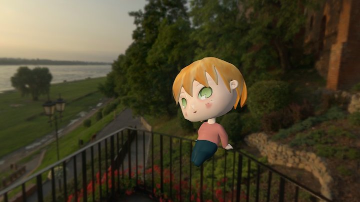 Chibi Fufu [Animation] 3D Model