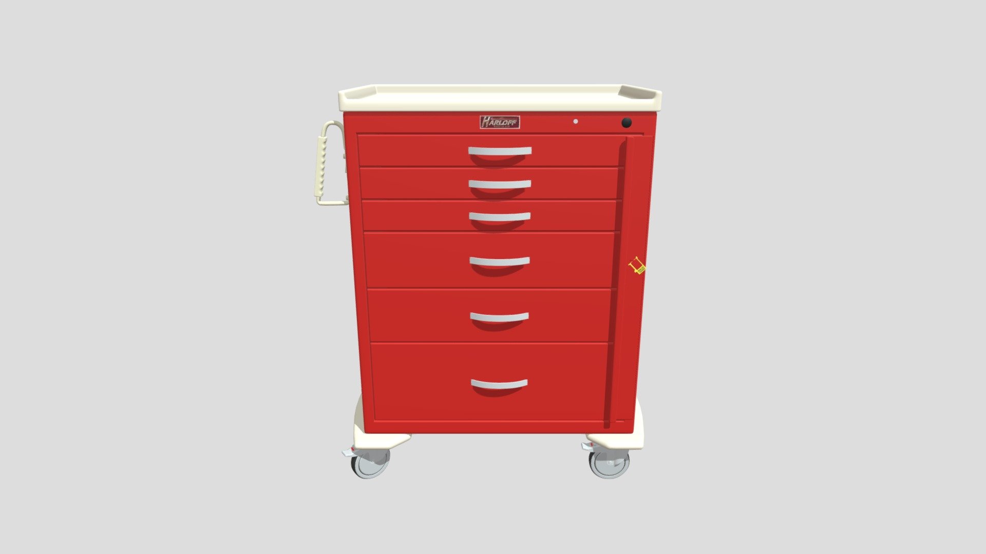 1207815VAR1-MCKEESON-EMERGENCY_CART_MSERIES-RED - 3D model by Hubstairs ...