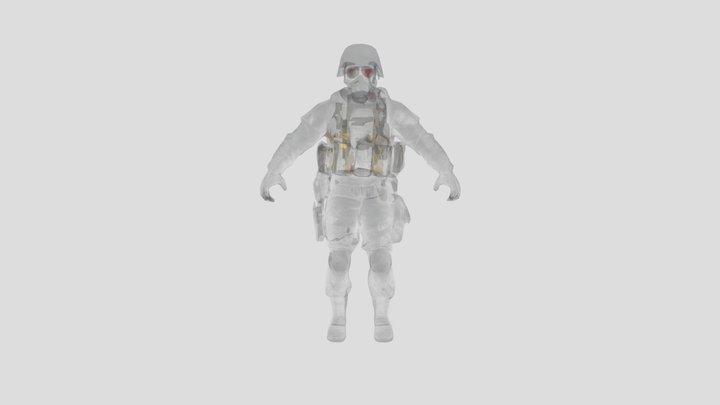 HUNK DE RESIDENT EVIL FBX 3D Model