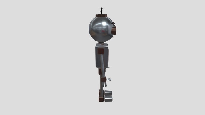 Simple Robot 3D Model
