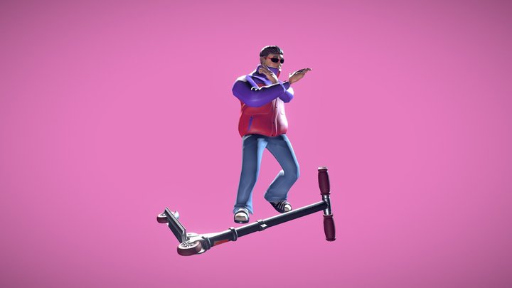 Game Ready Character - Oliver Tree 3D Model