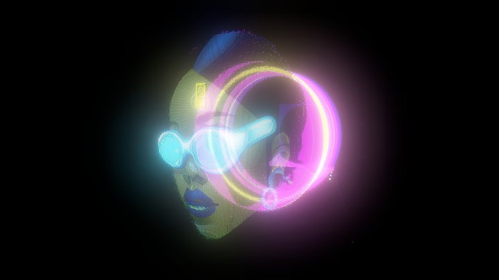 Cyberspace Holo-Call Notification 3D Model