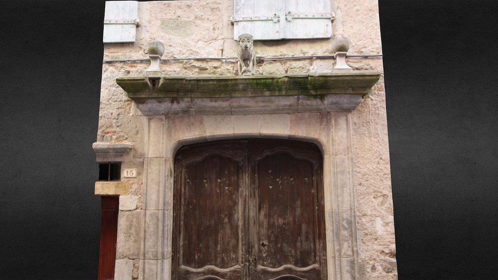 Maison avec "bête", Saint Antonin noble val