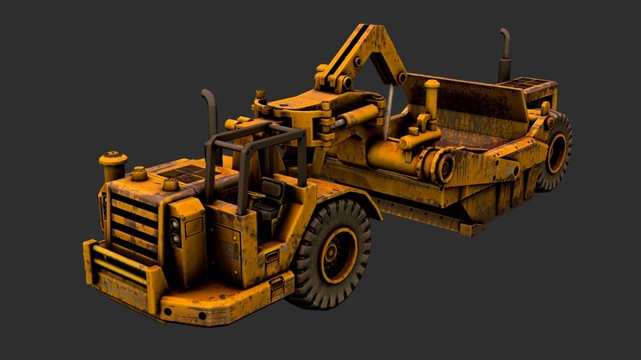 Road Scraper 3D Model