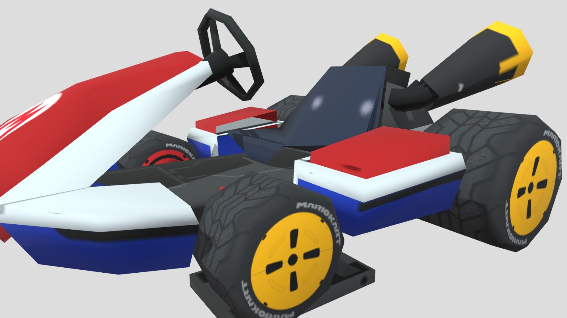 Mario Kart Monument - Download Free 3D model by Polygonal_64