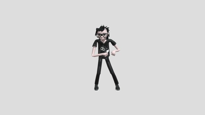 Skrillex Dance 3D Model