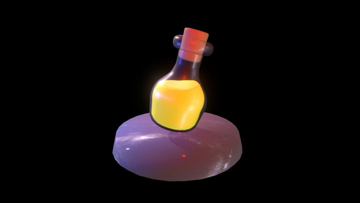 Potion Vial 3D Model 3D Model