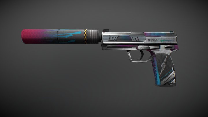 USP-S Chromatic 2 3D Model