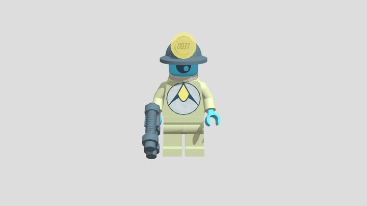 Lego - alien 3D Model