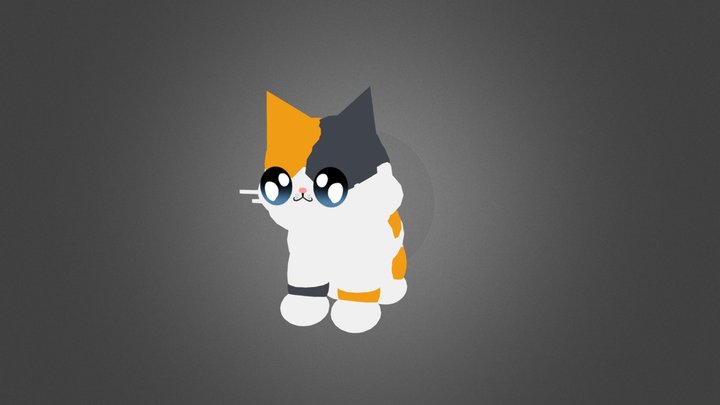 Cat Calico Rig Model for my Game!