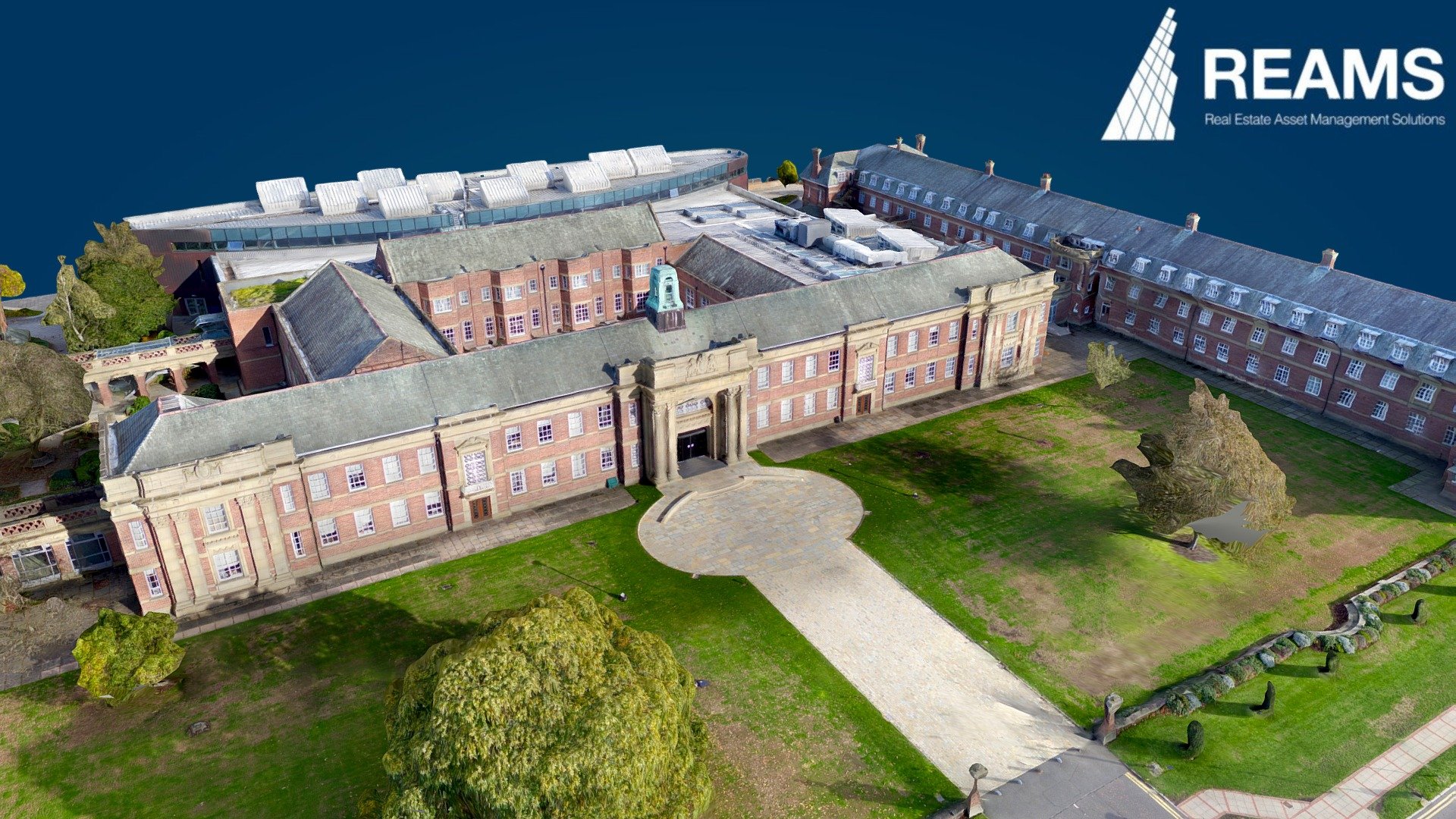 Edge Hill University Main Building 3D model by REAMS (REAMSGB