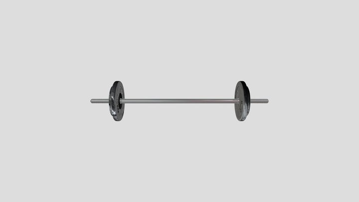 Barbell Bar With Weights – Modelo 3D gratuito STL