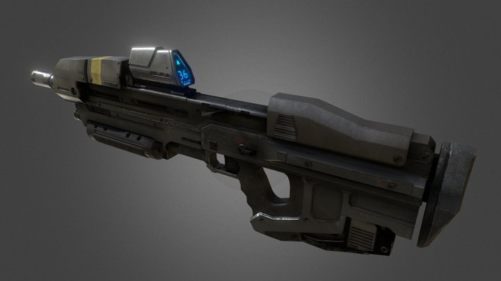 Halo: Infinite | Assault Rifle Remake (OUTDATED) – Kostenloses 3D-Modell STL