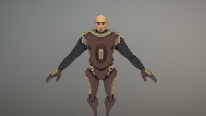 Boom Boxer 3D Model