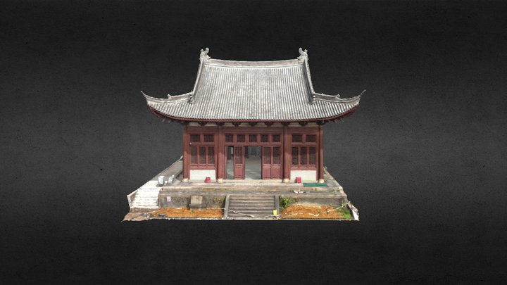 Main Hall of Tianning Temple (天宁寺大殿) 3D Model