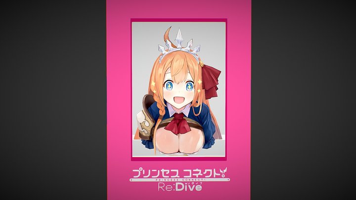 プリコネ  ペコリーヌ pricone Pecorine 3D Model