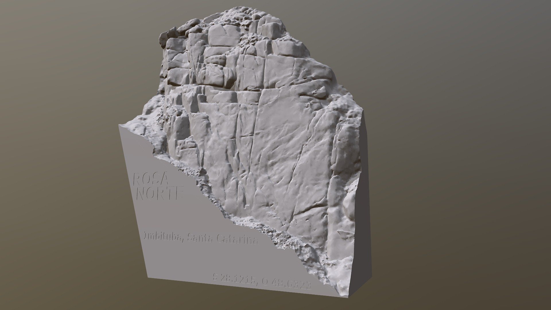 Escalada Rosa Norte - Impressão 3D