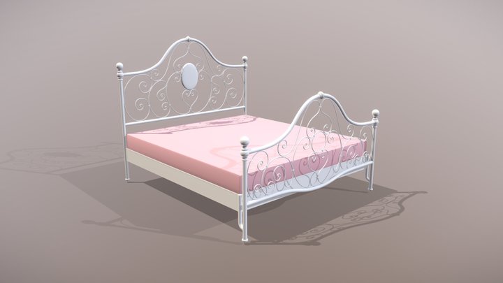 Princess bed 3D Model