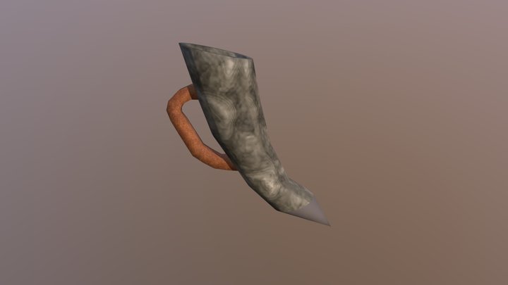 Drinking horn 3D Model