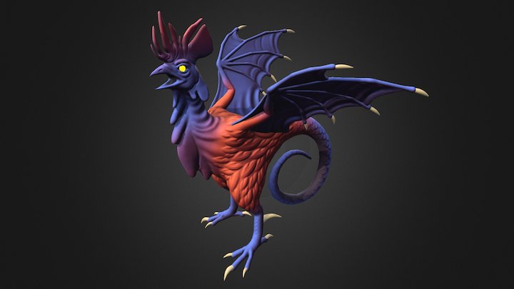 Cockatrice 3D Model