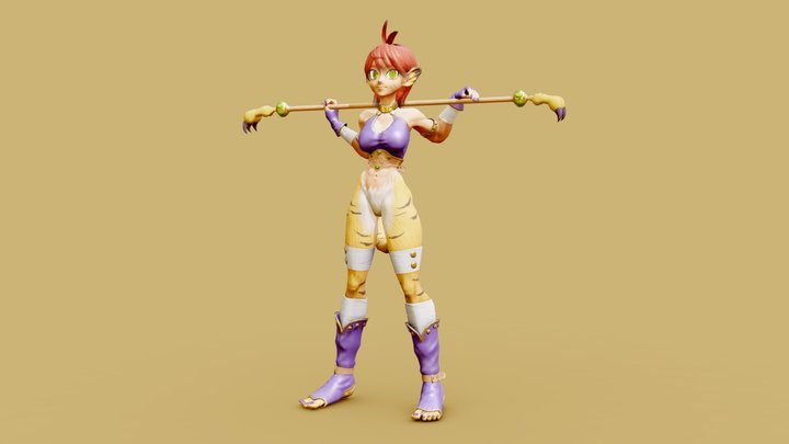 Katt (Breath of Fire 2) 3D Model