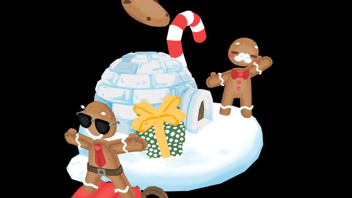 Christmass Set2 3D Model