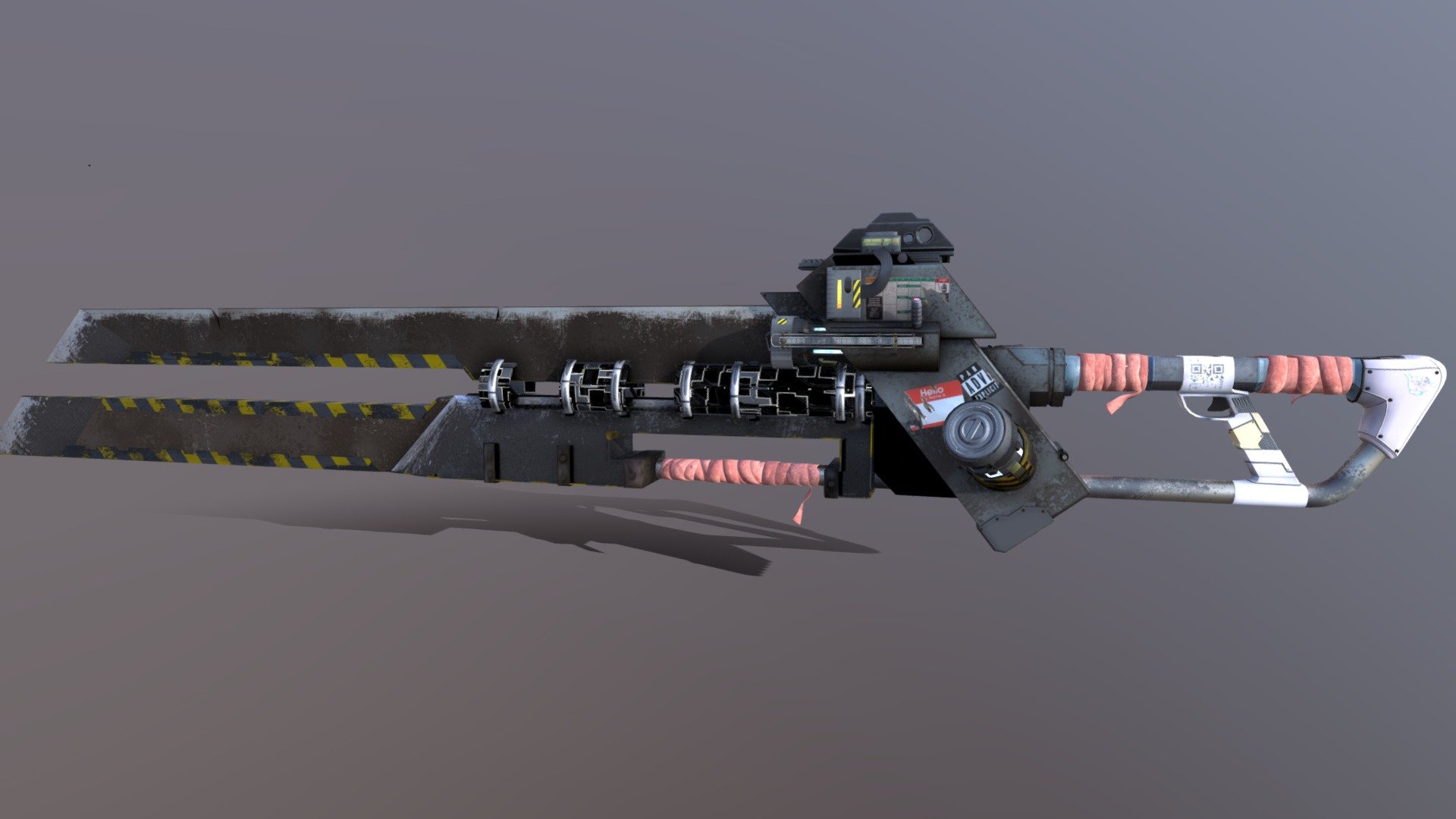 Sci fi sword - Railgun
