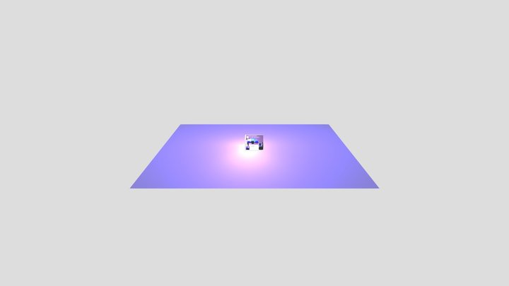 Gaming Room Gamer 3D Model