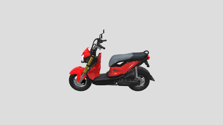 Motorcycle Honda Zoomer X 3D Model