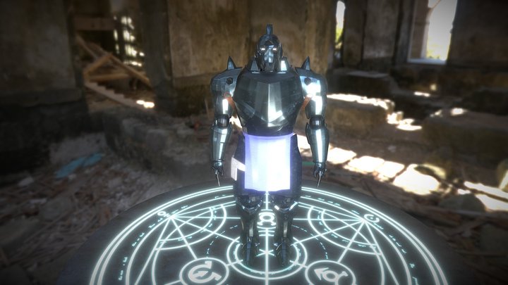 Alphonse Elric 3D Model 3D Model