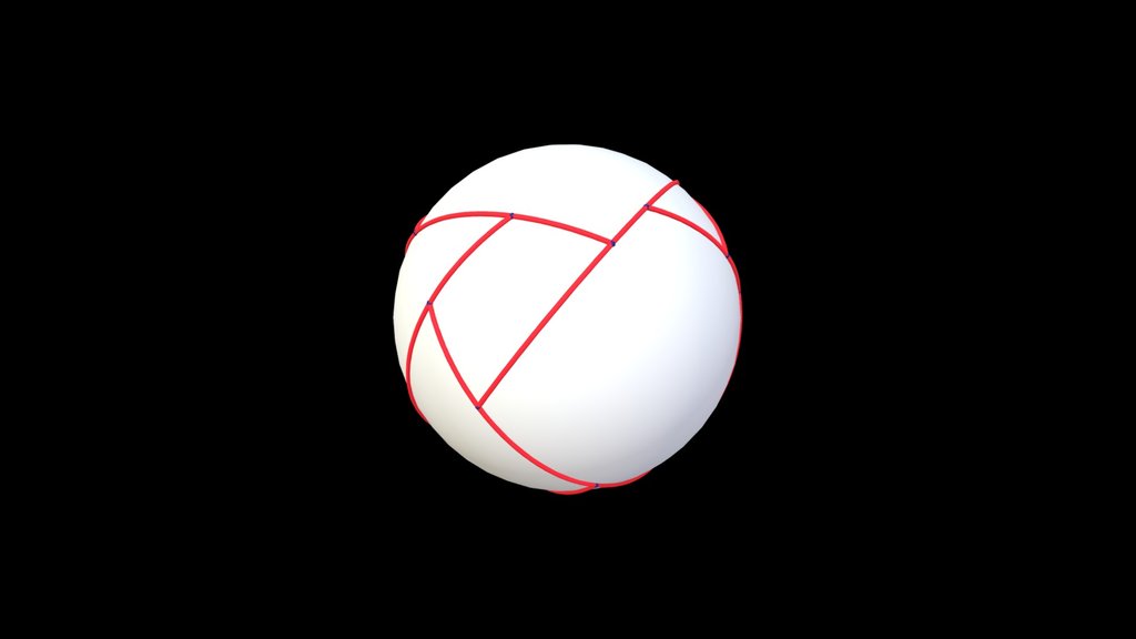 Chaos sphere rotegrity geometry (candidate)