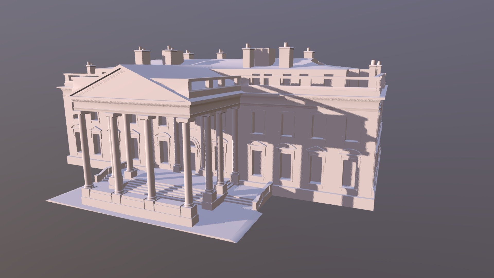 White House 2 - Download Free 3D model by 3Dlights [3ed81aa] - Sketchfab